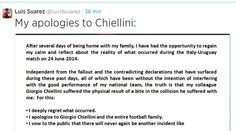 Konečne! Suarez sa ospravedlnil Chiellinimu