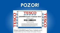 Tesco varuje: Pozor na falošné poukážky, ktoré sa šíria Facebookom!