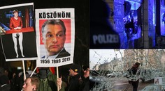 Nemeckí demonštranti rozbíjali výklady stánkov s kebabmi