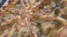 Slaný koláč s topinamburom