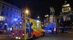 Muž sa zapálil na Václavskom námestí