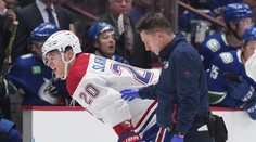 Slafkovský odchádzal s bolestivou grimasou. Montreal ho zaradil na listinu zranených