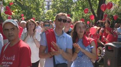 Neďaleko Pride-u sa konal ďalší pochod. V Bratislave sa zhromaždili aj zástancovia tradičnej rodiny