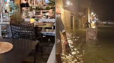 VIDEO: Chorvátske pobrežie zasiahlo meteocunami. Morská voda sa valila centrom mesta, turisti panikárili