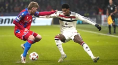 Plzeň mala na senzáciu, Manchester ju zlomil v závere. Schranz nastúpil v základe, no Slavia nebodovala
