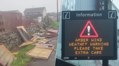 FOTO+VIDEO: Britániu a Írsko bičuje extrémny vietor, ktorý atakuje rekordy. Búrka Éowyn priniesla aj ničivé tornádo