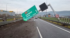 Kuriózna nehoda zablokovala R1 pred Banskou Bystricou. Na cestu sa zrútila ťažká konštrukcia