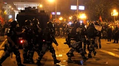Macedónsko, nedáme si vziať meno: Násilný protest ukončila polícia