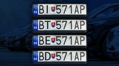 Bratislavskí vodiči budú mať nové evidenčné číslo.  Ktorá zo štyroch možností sa vám páči?