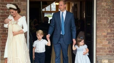 Veľký deň najmladšieho princa Lousia. Krásne spal v maminom náručí