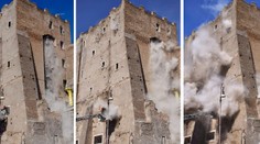 V Ríme sa zrútila stredoveká veža. Robotník, ktorého vytiahli spod trosiek, v nemocnici zomrel