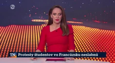 Protesty študentov vo Francúzsku neslabnú