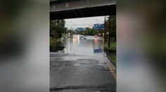 Frekventovaný podjazd na Gagarinovej ulici je po záplave prejazdný