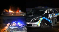 Ohnivé peklo na D1: Pri požiari cisterny zhorel človek, mercedes brutálne narazil do policajtov