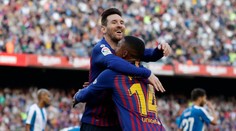 VIDEO: FC Barcelona vyhrala v mestskom derby a zvýšila náskok na čele La Ligy