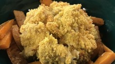 Zdravé nugetky s batátovými hranolkami