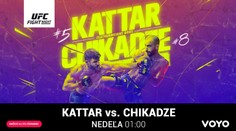 UFC na VOYO: Prvý turnaj roka ponúkne bitku Kattar vs Chikadze