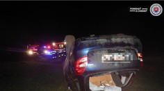 Tragická noc pri Blatnom: Vodič Fabie sa niekoľkokrát prevrátil, nehodu neprežil