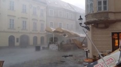 Spúšť, akú si Bratislava nepamätá. Pozrite si dramatické zábery