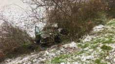 Šmyk kamióna na juhu Slovenska sa skončil fatálne. Pri nehode prišla o život dvojica seniorov