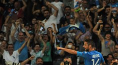 VIDEO: Neapol s Hamšíkom zvládol prvý duel play-off predkola LM proti oslabenému Nice