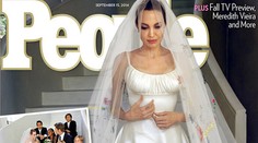 Prekrásna ako vždy! Prvé svadobné fotografie Angeliny Jolie a Brada Pitta