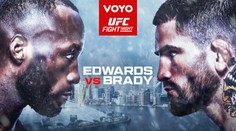 UFC prichádza s ďalším atraktívnym podujatím. Edwards v zápase večera vyzve Bradyho