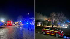 VIDEO: Veľké plamene a hustý čierny dym. Penzión na Zemplínskej šírave zachvátil požiar