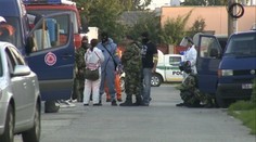 Razia v Galante. Jedna z ulíc pripomína už druhý deň vojnovú zónu