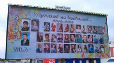 Gymnazisti zo Šurian už odhalili svoje maturitné "megatablo"