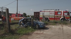 V plnej rýchlosti vošiel na koľaje. Zrážku s vlakom akoby zázrakom prežil