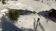 Lyžiar prežil lavínu. Nebezpečnú jazdu nakrútil na kameru