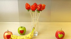 Ľúbostný list na banáne alebo jahodová kytica na Valentína?