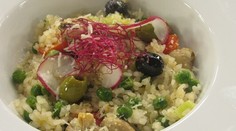 Jarné zeleninové rizoto