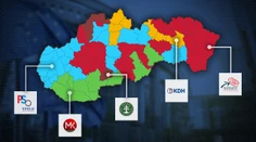 Volebná mapa rozobratá na drobné: Kotleba vyciciava Smer, PS/Spolu víťazili aj mimo Bratislavy