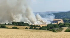 Požiar na východe Slovenska. Horela prírodná rezervácia i polia a lúky
