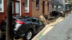 Povodeň spustošila historické mesto v Marylande. Zomreli dvaja ľudia