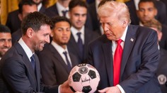 Trump privítal Messiho so spoluhráčmi v Bielom dome. Americký prezident obdivoval Argentínčanove úspechy