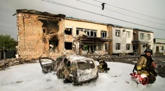 Ruský dron zasiahol ubytovanie a vozidlo Človek v ohrození. Nič nás nezastaví, odkazuje organizácia