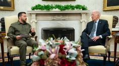 Zelenskyj v Bielom dome: Bidenovi sa poďakoval za pomoc v boji proti "ruskému teroru"