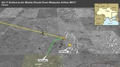 USA zverejnili mapu s trajektóriou letu zostreleného lietadla i smrtiacej rakety