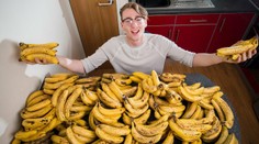 Ďalší banánový maniak. Pozrite, koľko žltého ovocia zje za týždeň tento chlap