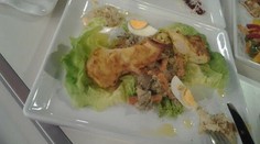 Šalát z hlivy ustricovitej s tofunézou