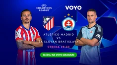 Slovan uzavrie rok na európskej scéne proti Atléticu Madrid aj na Voyo maximum