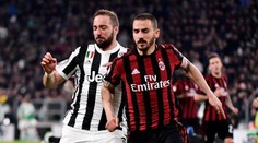Veľká výmena medzi rivalmi: Higuain z Juve do AC Miláno, opačným smerom zamieril Bonucci