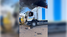 Ruské drony zasiahli humanitárny konvoj OSN v Chersonskej oblasti na Ukrajine