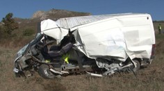 Nehoda pri Lipanoch. Jeden mŕtvy po zrážke dodávok