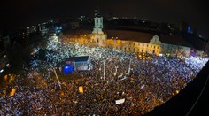 Na bratislavský protest Za slušné Slovensko prišlo viac ľudí ako minulý týždeň