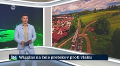 Wiggins na čele pretekov proti vlaku