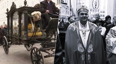 VIDEO: Pohreb rómskeho kráľa v Košiciach. Vystavili ho v zlatej truhle, lúčil sa dav ľudí